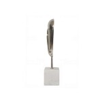 ESCULTURA DE ROSTRO ALUMINIO/MARMOL 7.5x7.5x34CM ESCULTURA DE ROSTRO ALUMINIO/MARMOL 7.5x7.5x34CM