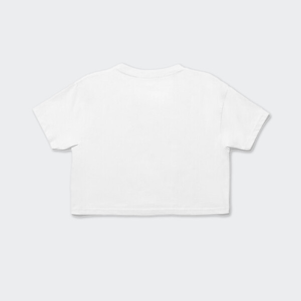 Remera Crop Stance Sleeve Blanco
