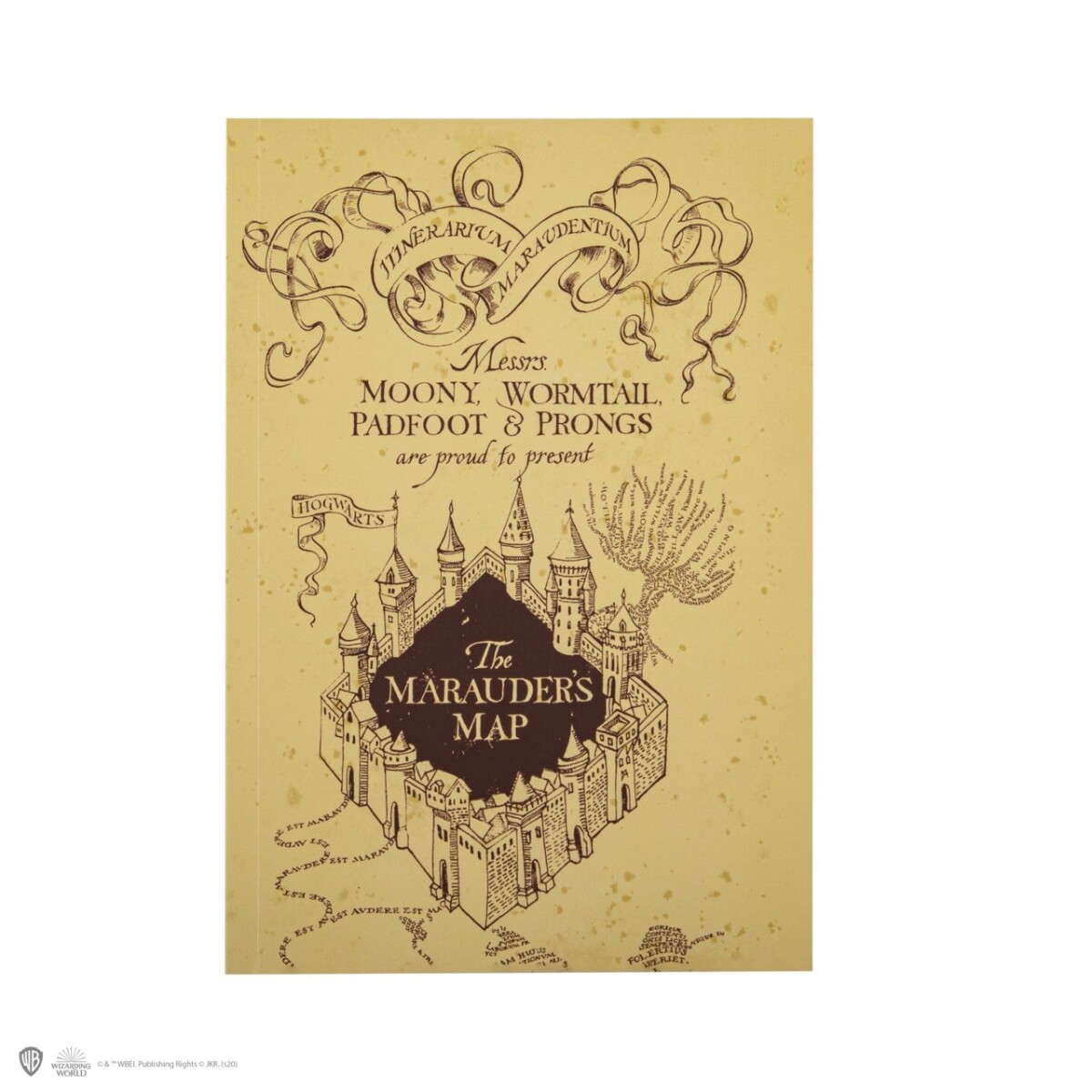Harry Potter - Cuaderno - Marauders Map 