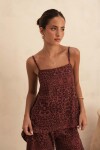 BLUSA AMELIE ROUGE WILD CHEETAH BLUSA AMELIE ROUGE WILD CHEETAH
