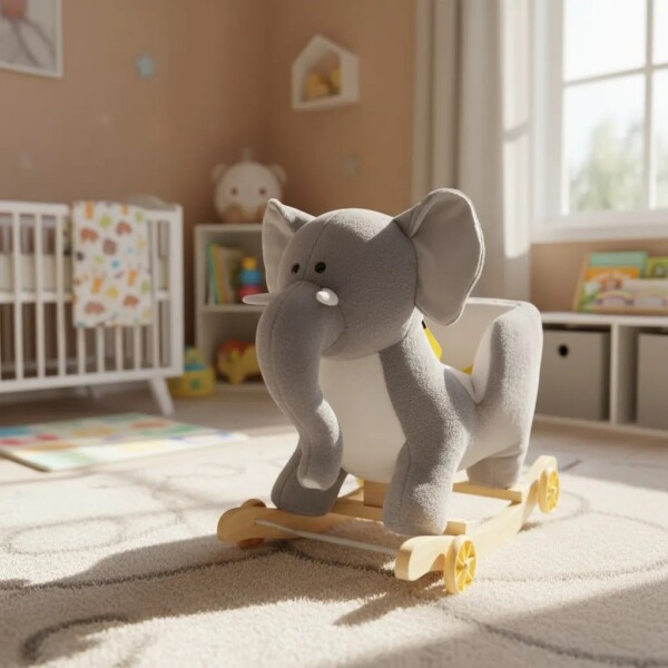 Balancin Mecedor buggy 2 en 1 animales elefante