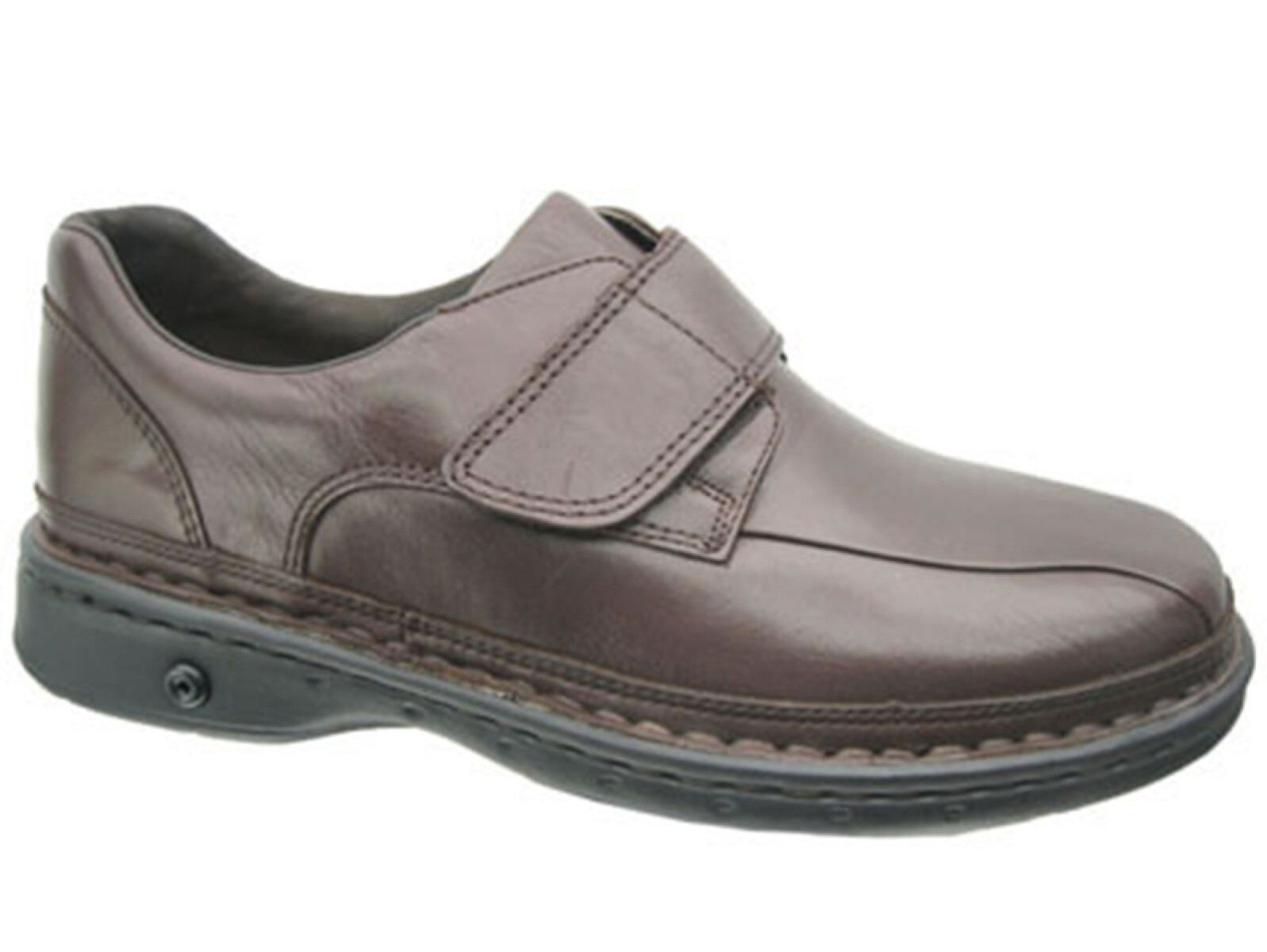 Zapatos de Hombre Lombardino casual Diabetico - Marrón 