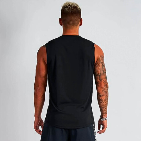 Set X4 Remera Musculosa Hombre Entrenamiento Fitness Vst016014-m