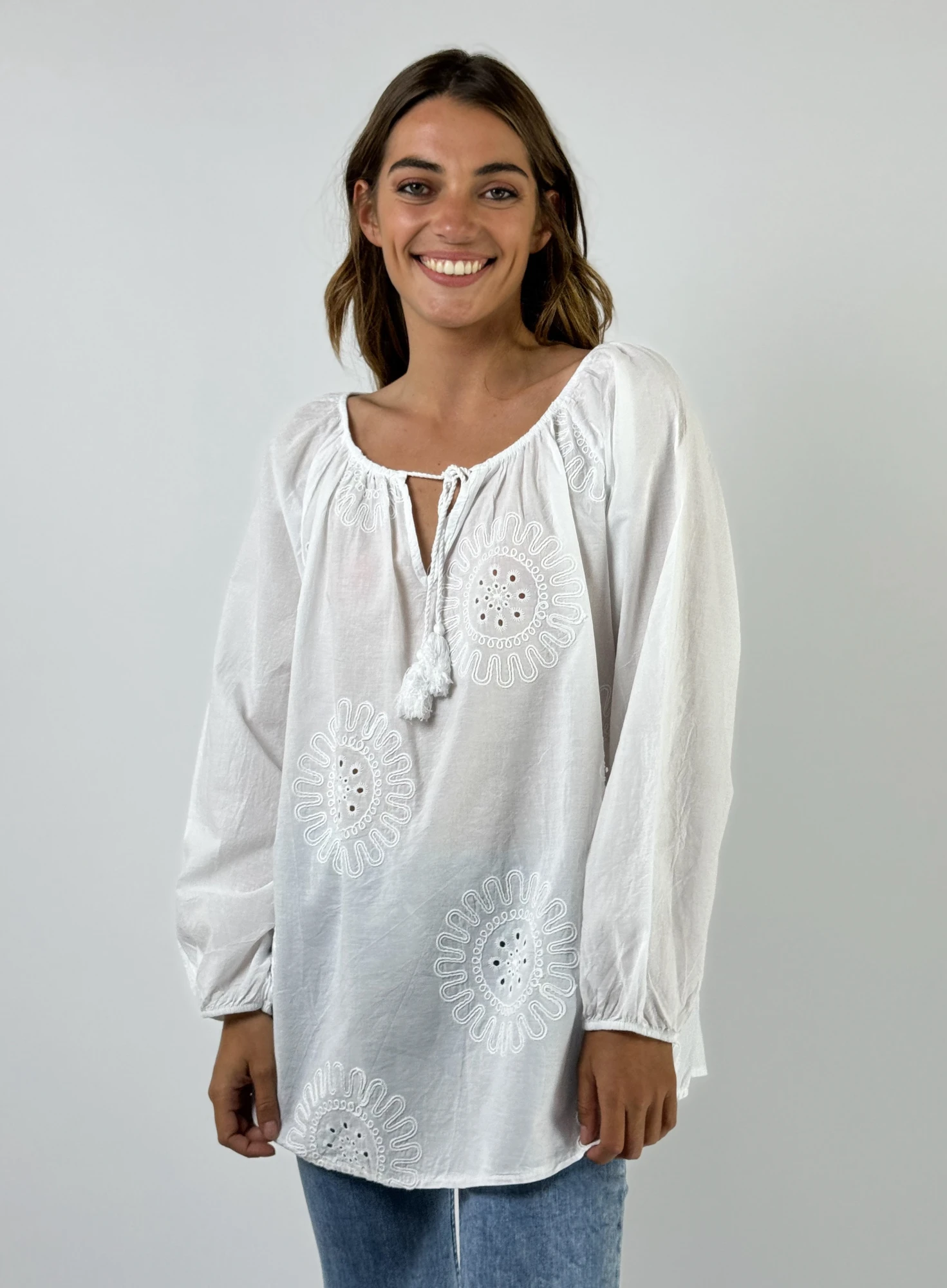 BLUSA BOREAL blanco talle unico