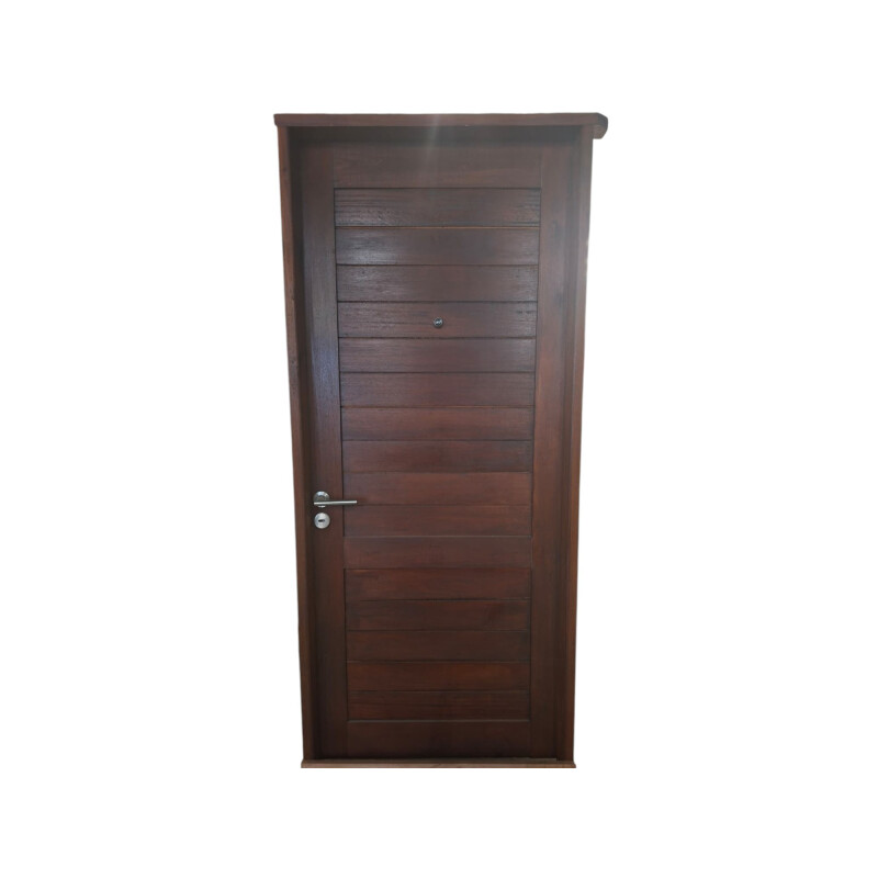 Puerta exterior eucalipto 0.90x2.05m derecha Puerta exterior eucalipto 0.90x2.05m derecha