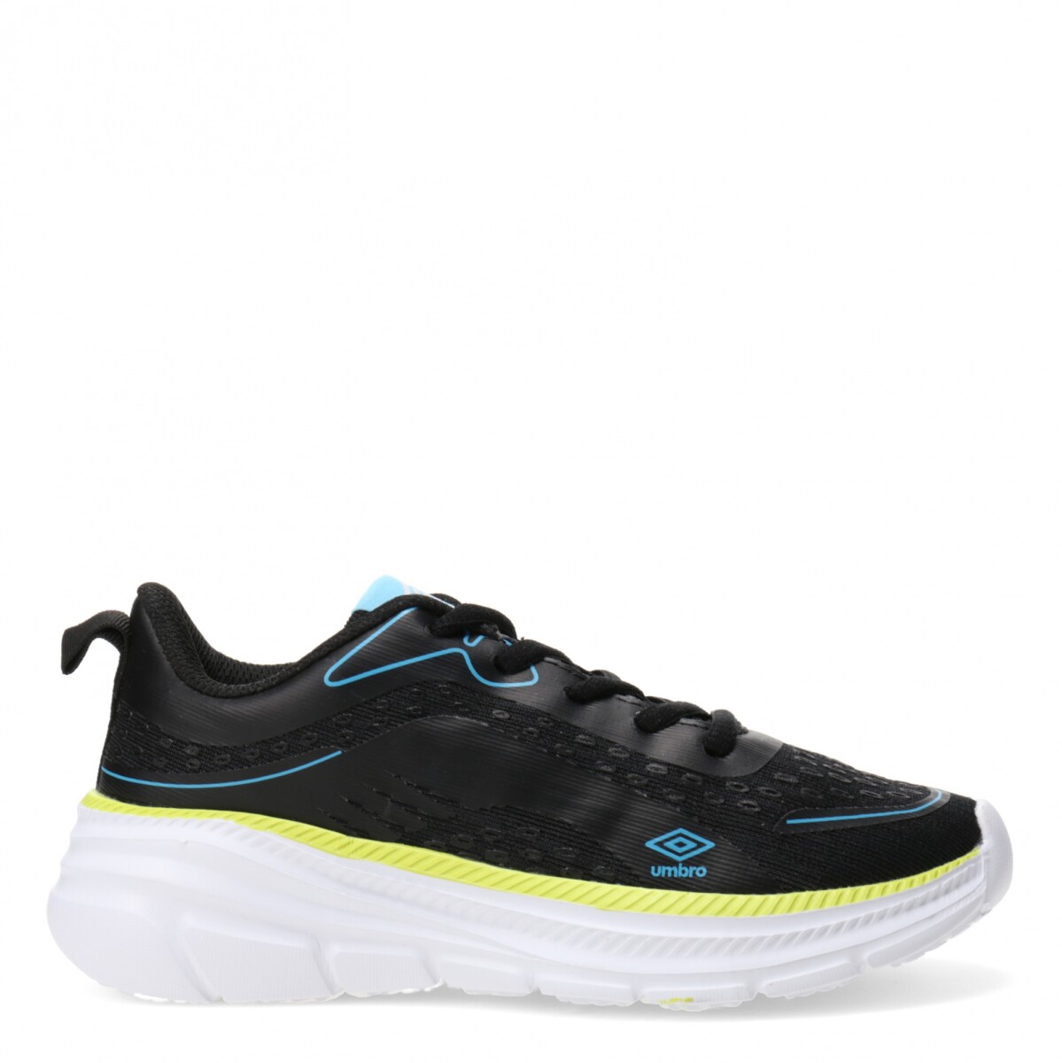 Championes de Niños Umbro Fenix Junior - Negro - Amarillo 