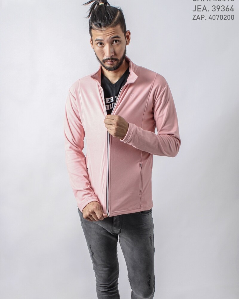 Campera Gamuzada Rosa