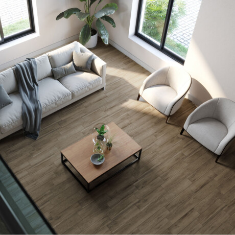 Ceramica 15,40X60 Diseño Madera Gamas De Marron Porcelamika GAMAS DE MARRON
