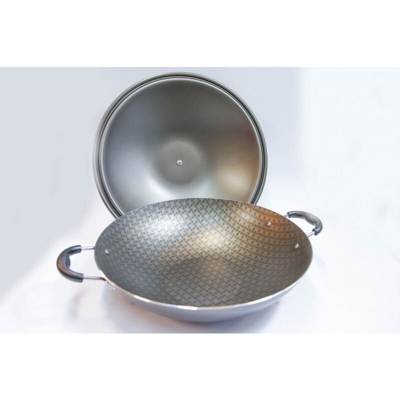 Wok de Aluminio con Antiadherente Wok de Aluminio con Antiadherente