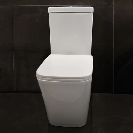 Inodoro Con Tapa Cierre Suave 2 Pcs Descarga 25Cm. Linea Hazen Aqualia BLANCO