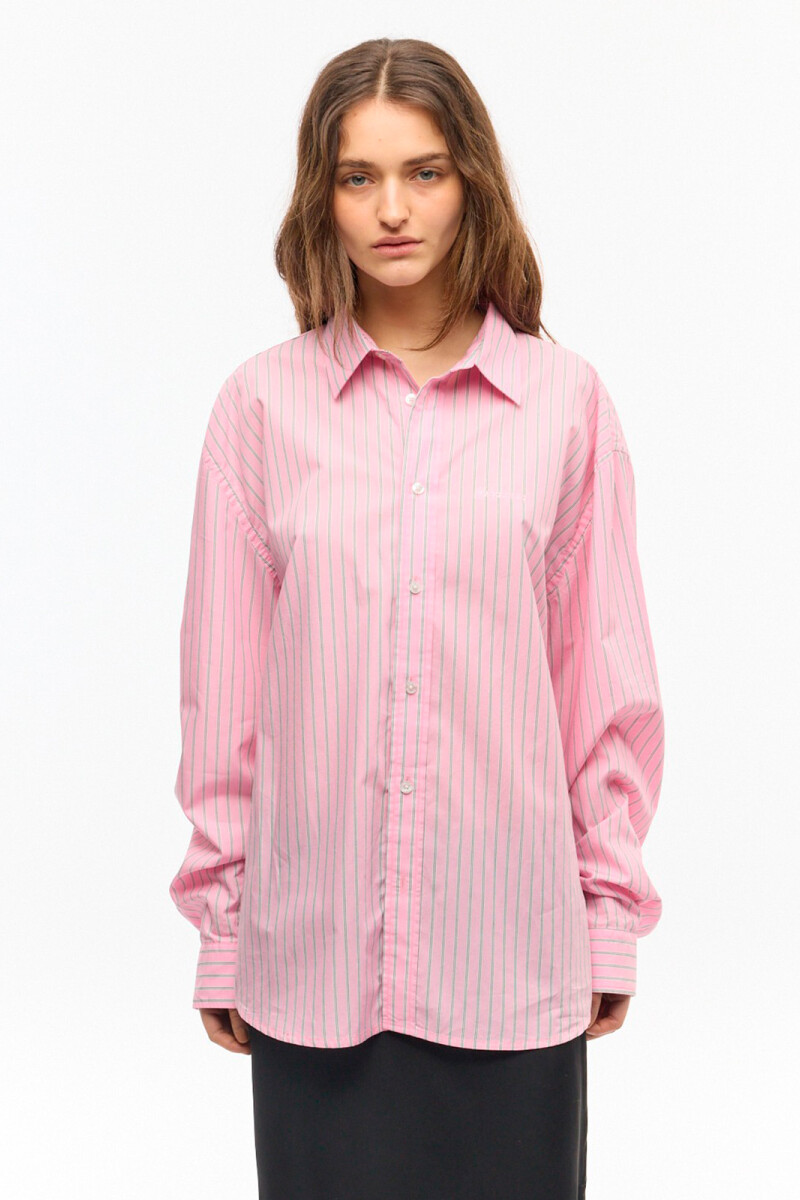 CAMISA RAYAS GABRIETTE Rosa