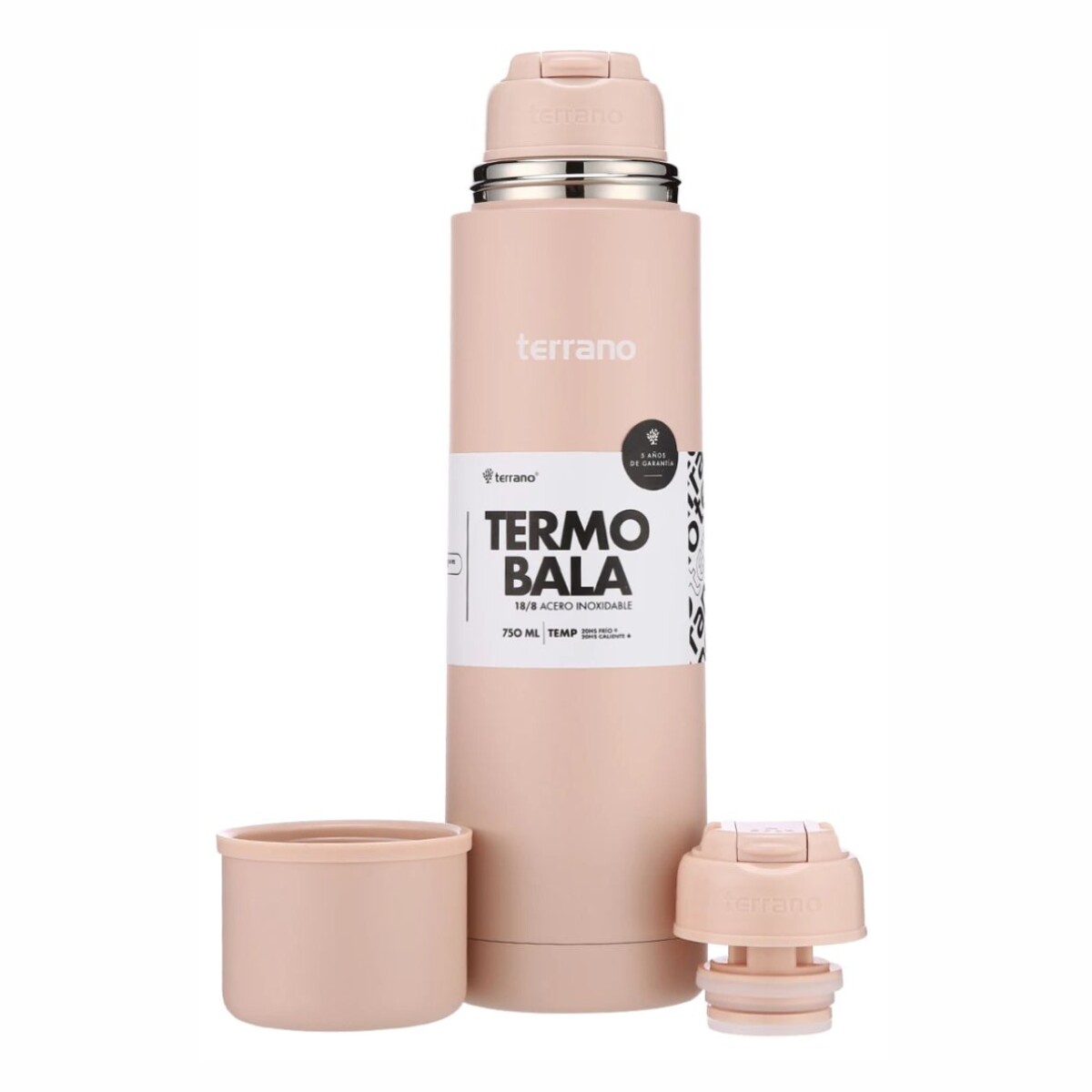 TERMO TERRANO BALA 750ML - ROSADO 