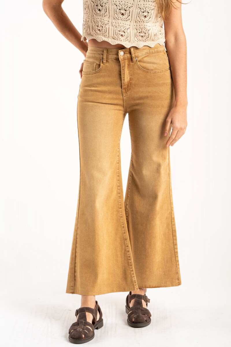 Flare Wide Leg Lavado Camel