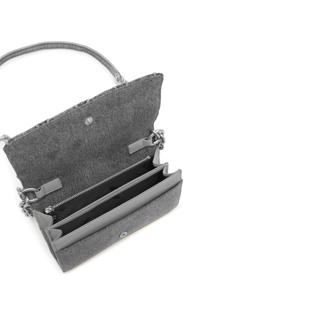 Carteras Para Mujer Charm-D Wallet Strap Azul Marino