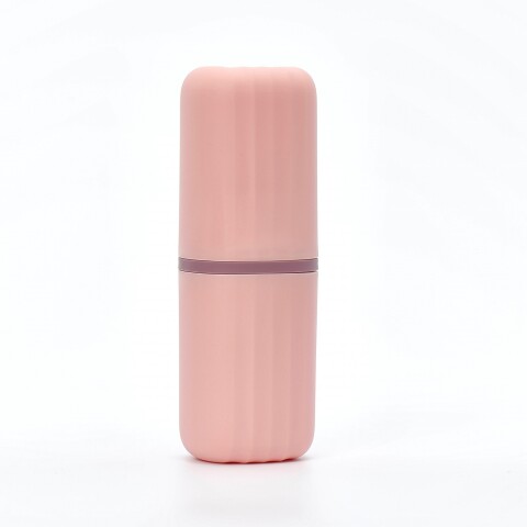 PORTACEPILLOS DE DIENTES DE VIAJE CON FUNDA (520 ML/ROSA) PORTACEPILLOS DE DIENTES DE VIAJE CON FUNDA (520 ML/ROSA)
