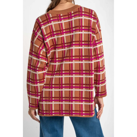 Sweater Intarsia Mocha