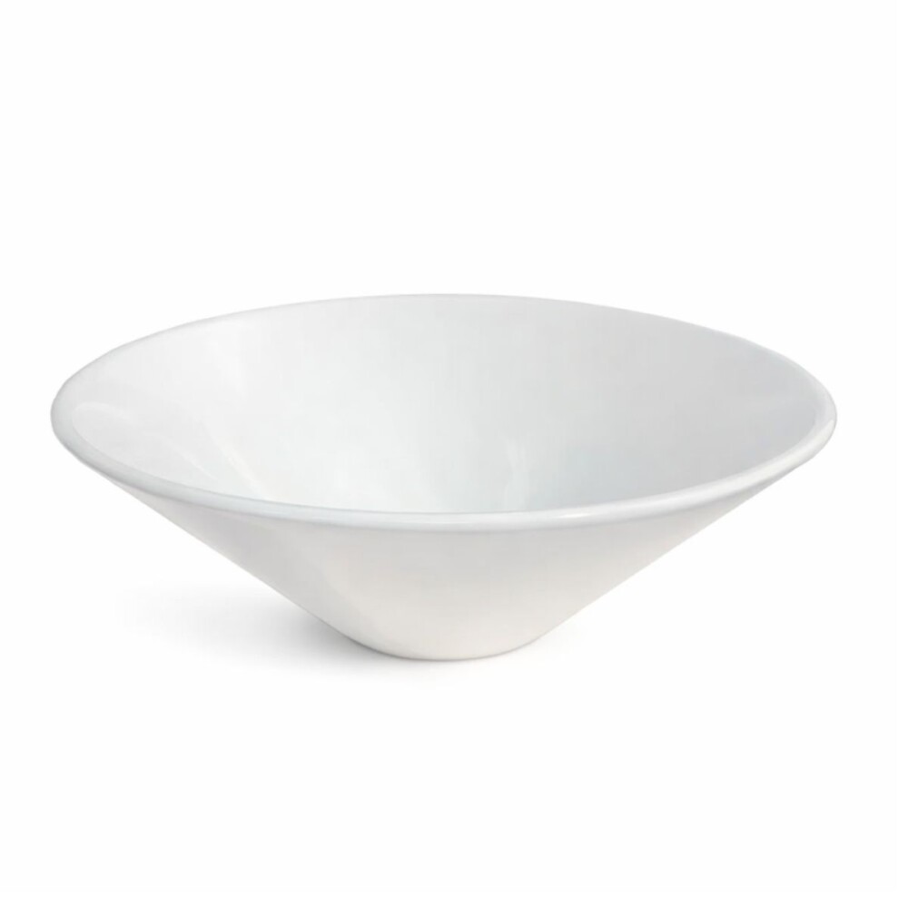 Bacha de apoyo redonda 42cm Blanca Brillo Dmc Bacha De Apoyo Redonda 42cm Blanca Brillo Dmc