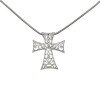 Dije Cruz calada-Plata 925-Sin piedra-CP3174 sinpiedra