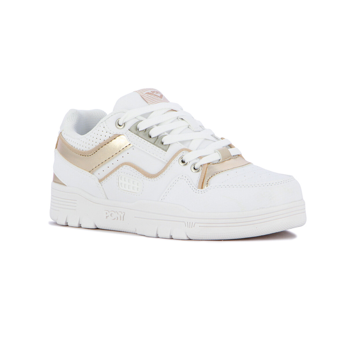 Pony Lifestyle M100 Ii Mujer - Blanco/dorado - Blanco-dorado 