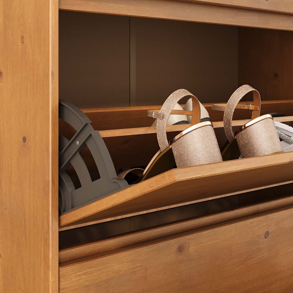 ZAPATERA MADERA NATURAL-BEIGE FORT