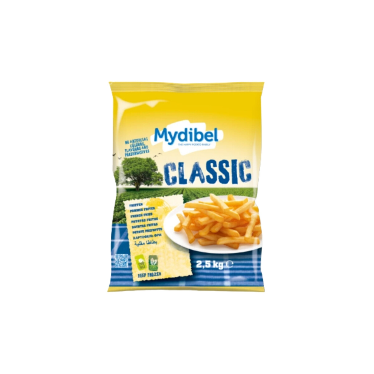Papas Fritas Corte Traidicional Mydibel - 2.5kg 