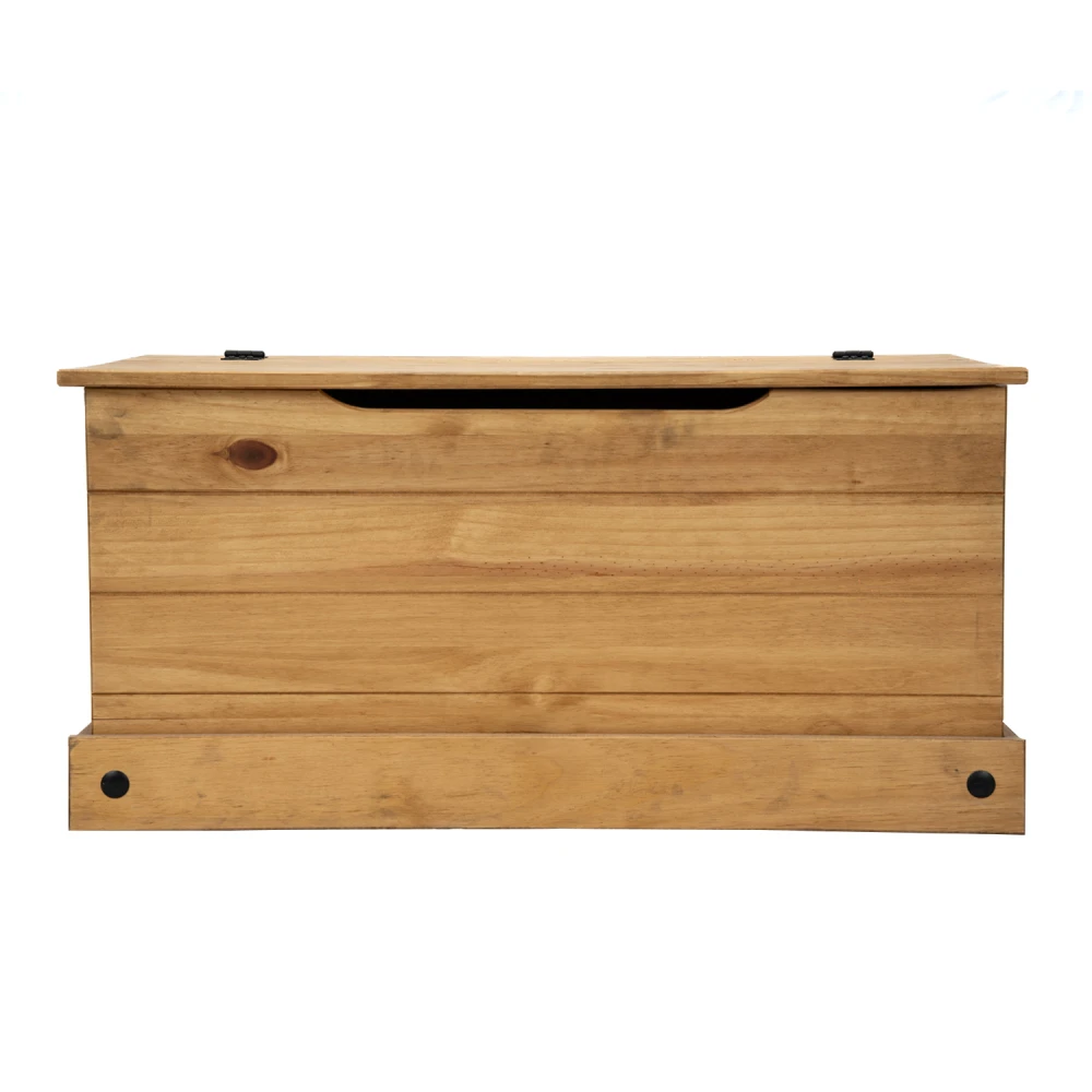 Baul - Pie De Cama - Living - Linea Mexicana Madera Maciza Natural