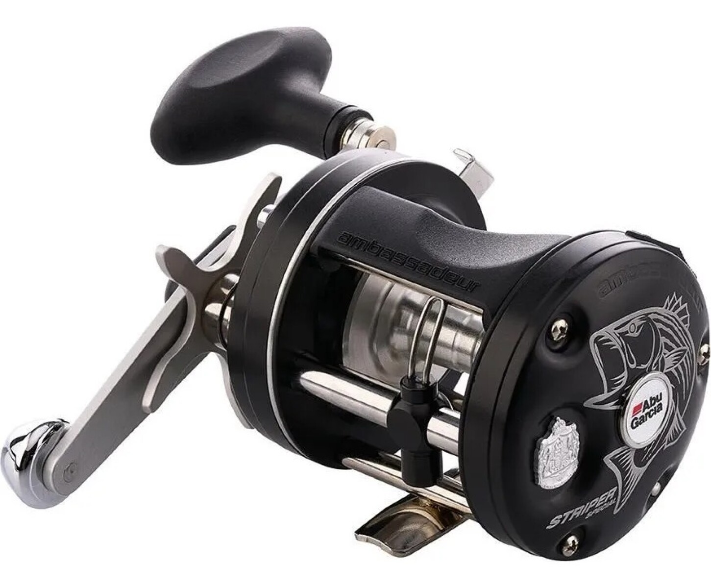 Reel Rotativo Abu Garcia Ambassadeur C3-6500stpspc22 Negro Derecho 