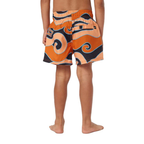 Voley Rip Curl Tube Town Waves Niño Naranja