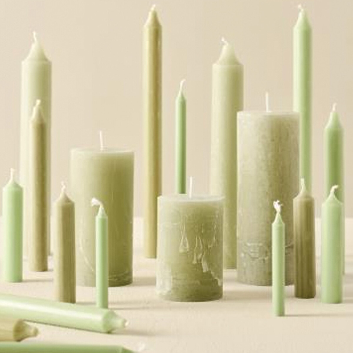 Pack x12 velas Amiel - Te verde 