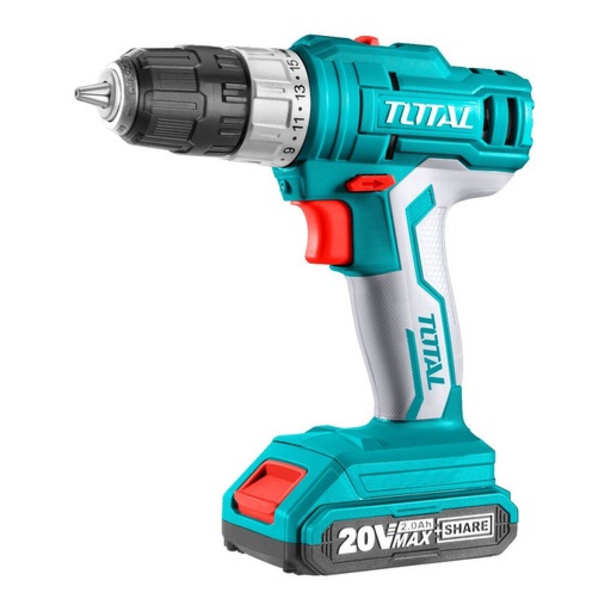 Taladro Atornillador 20V + 1 Batería - Total Industrial Super Select 