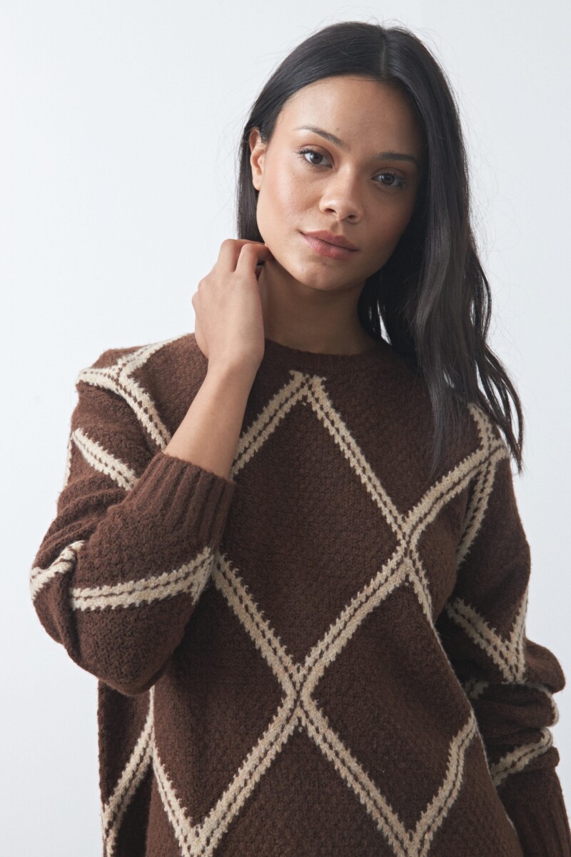 SWEATER LITAS - Marrón oscuro 