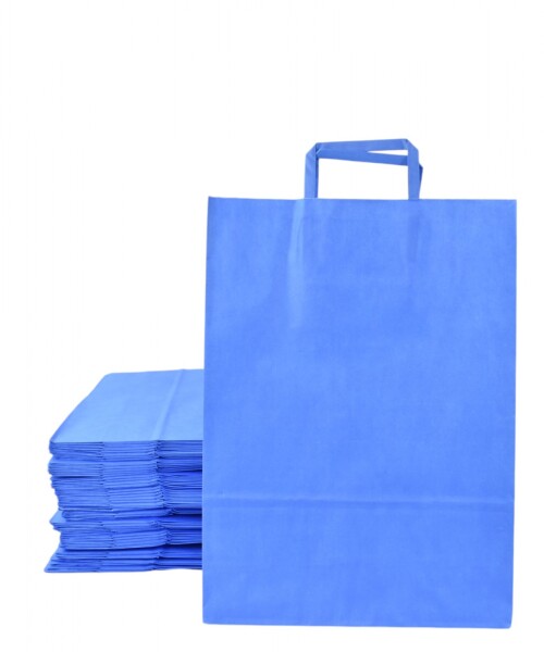 Pack x 50 - bolsa lisa 30x12x41 cm. AZUL