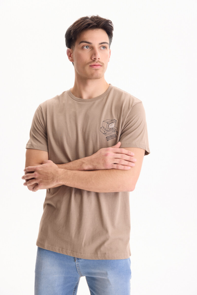 Remera Office Verde Militar