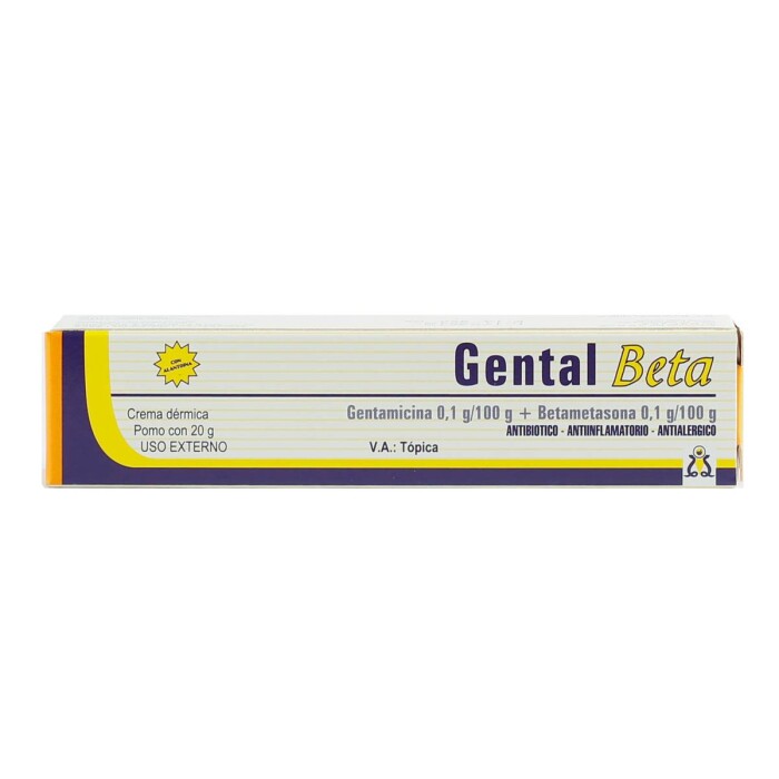 GENTAL BETA CREMA DERM. POMO X 20 GRAMOS única