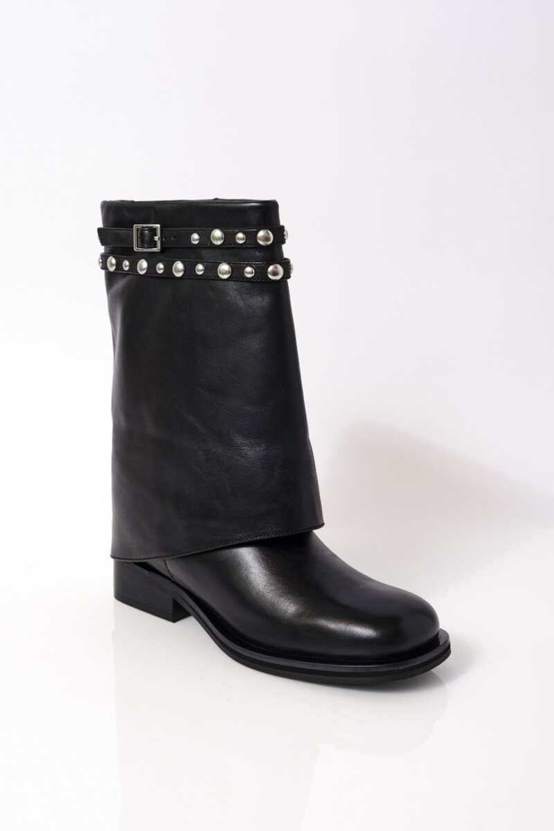 BOTA LARGA SCORPIO STUDDED Negro
