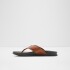 AFUTHIEN BLACK SMOOTH LEATHER COGNAC