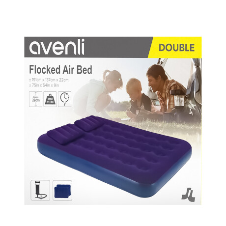 Colchón Inflable Avenli Jilong 2p Con Inflador + 2 Almohadas Colchón Inflable Avenli Jilong 2p Con Inflador + 2 Almohadas