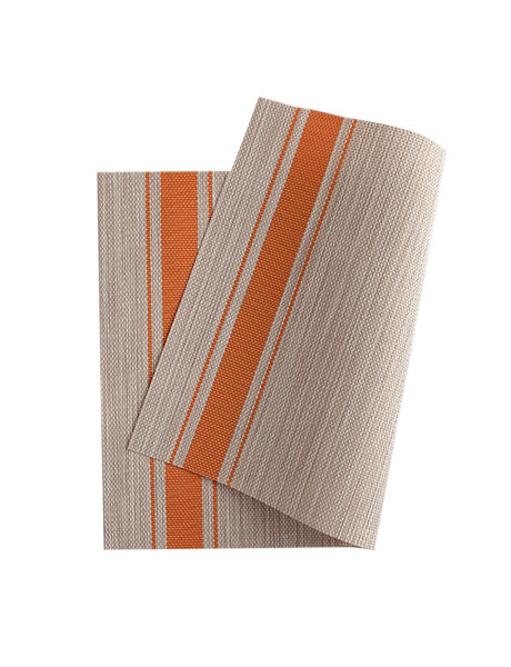 INDIVIDUAL PVC 45x30CM JASPEADO NATURAL/NARANJA INDIVIDUAL PVC 45x30CM JASPEADO NATURAL/NARANJA