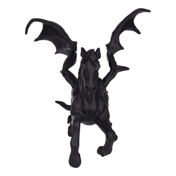 Juguete Figura Safari Caballo Negro Volador Pegaso Niños Juguete Figura Safari Caballo Negro Volador Pegaso Niños