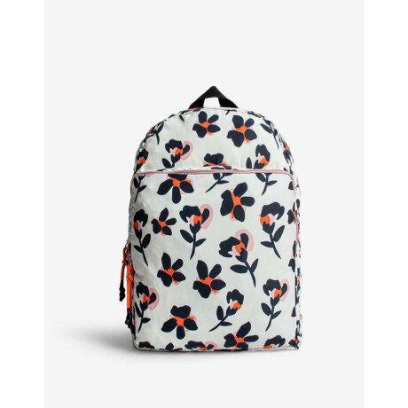 Mochila Plegable Con Estampa Floral Estampado Flores