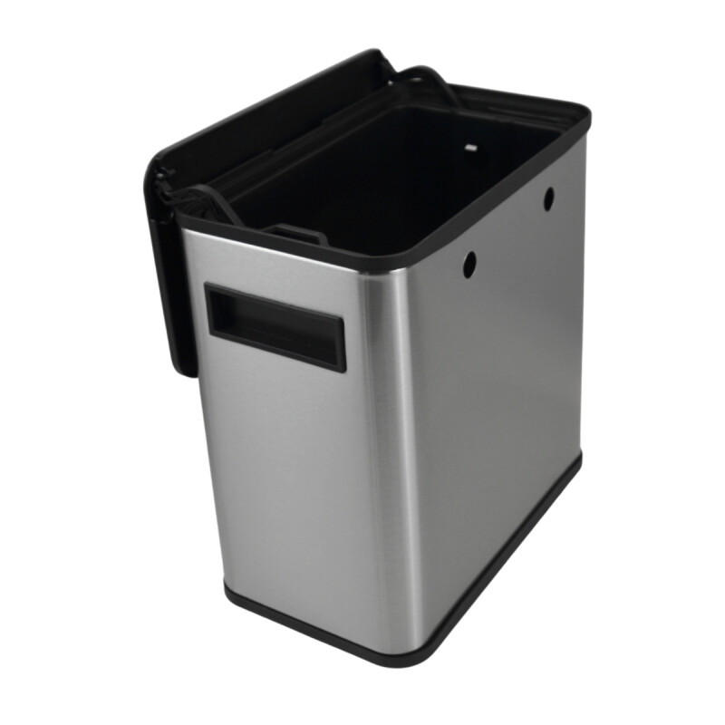 Papelera de colgar para cocina 6lt INOX