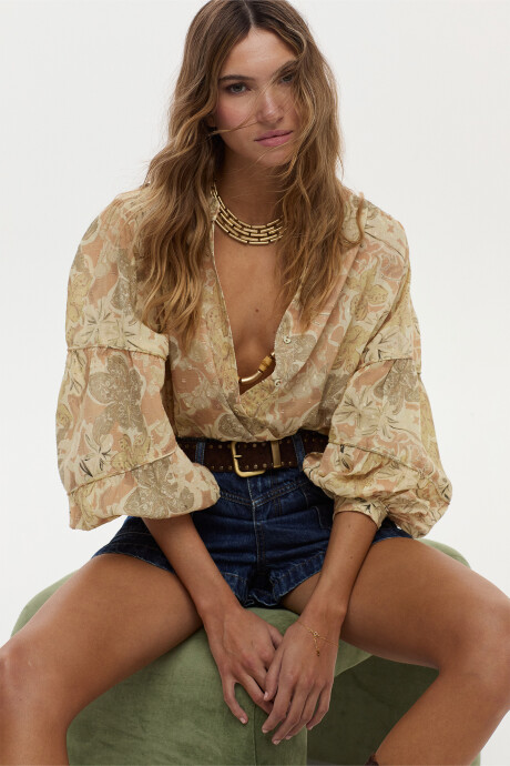 Blusa Carly Amarillo Claro