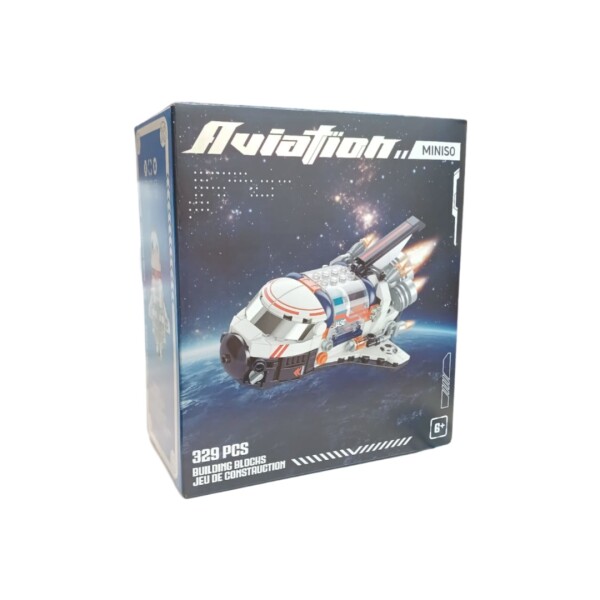 Juguete bloques espacial trasbordador