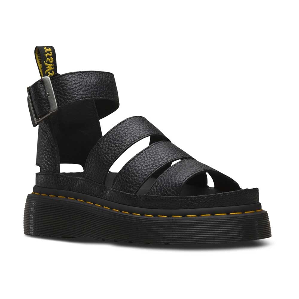 Clarissa II Quad - Mujer Black Milled Nappa