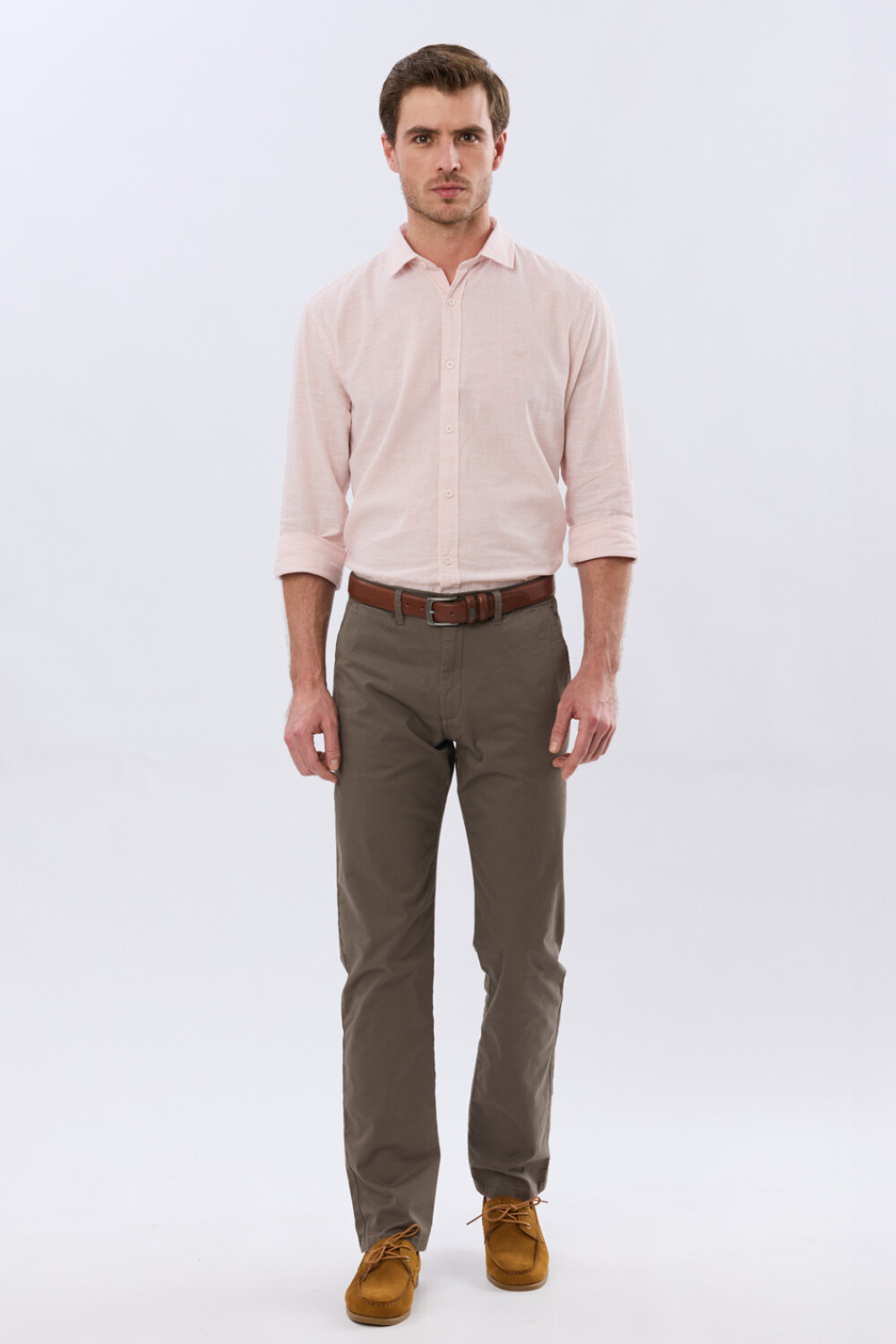 PANTALÓN SKINNY CON SPANDEX Verde