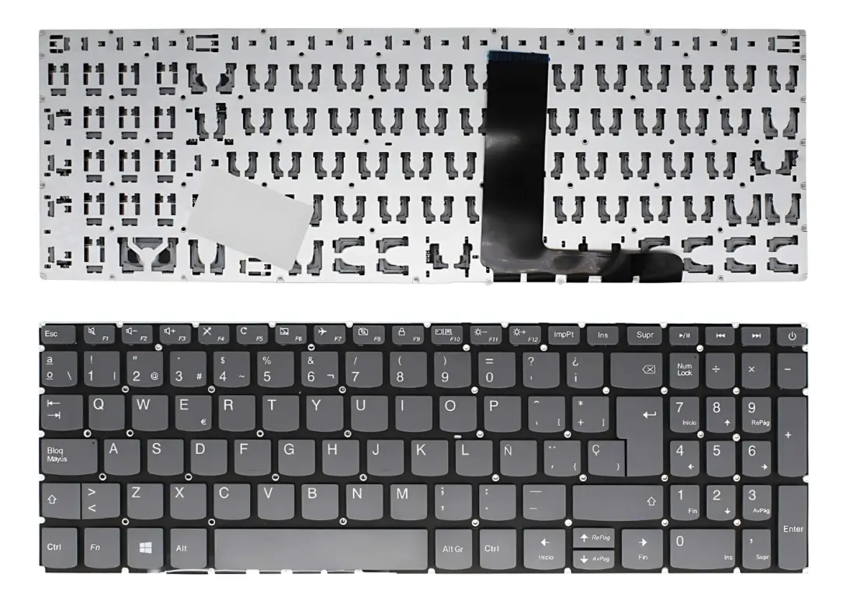 Teclado Lenovo Ideapad 320-15isk Español S/rejilla 