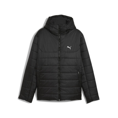 ESS Hood.Padded Jkt.68521101 Negro
