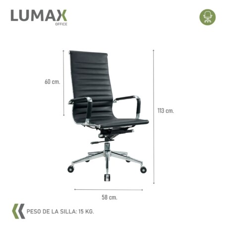 Silla Ejecutiva Ergonómica Lumax Modelo Tady Negro