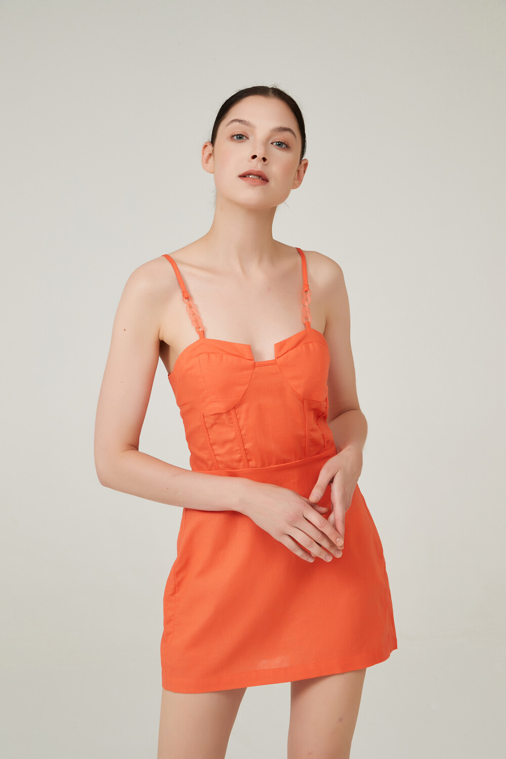 Vestido Larix Naranja Oscuro