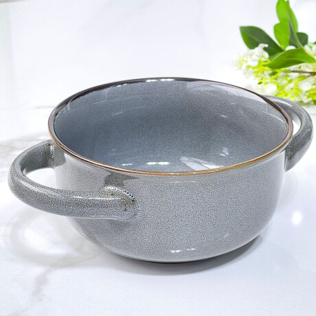 Bowl Ceramica Consome Con Asas Alto 8cm x Ø 17cm Bowl Ceramica Consome Con Asas Alto 8cm x Ø 17cm